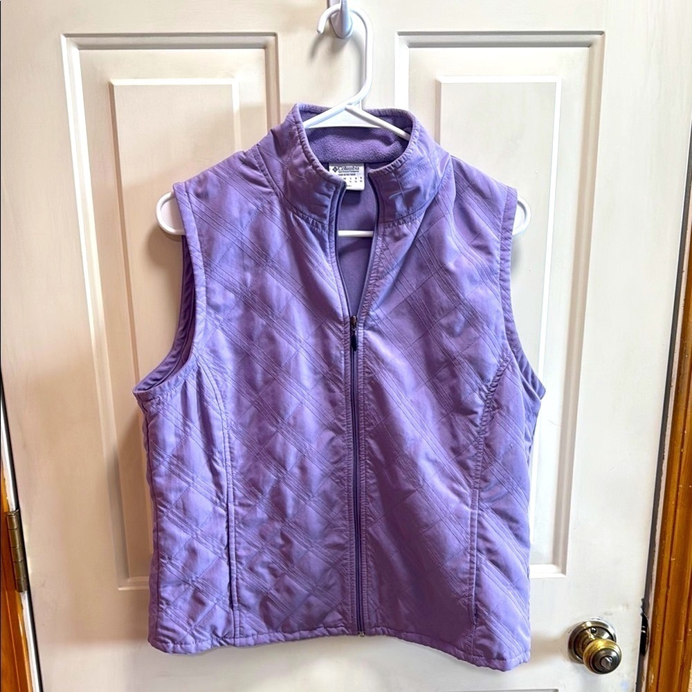 Vintage Columbia Purple Quilted Vest Size L